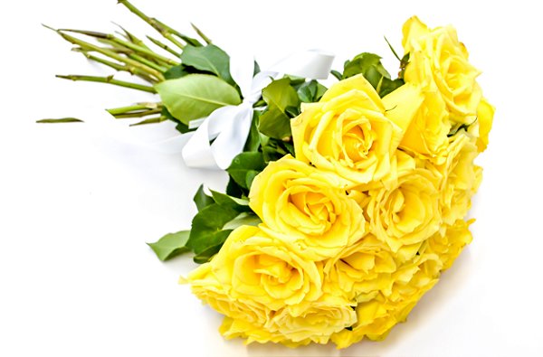 Buquê de Rosas Amarelas - 12, 24 ou 36 unidades