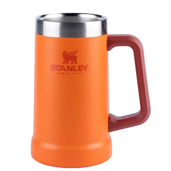 Caneca Térmica de Cerveja Stanley Signal Orange | 709ML