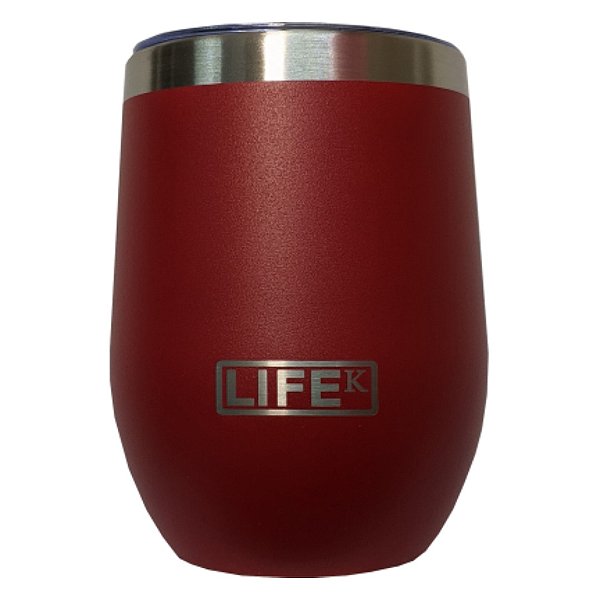 Copo Térmico Life Vermelho Com Tampa | 354ML