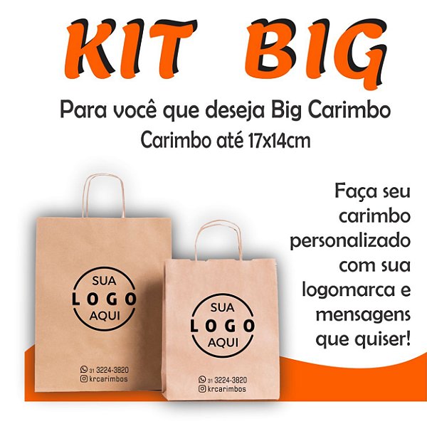 Carimbo Logomarca - Kit BIG