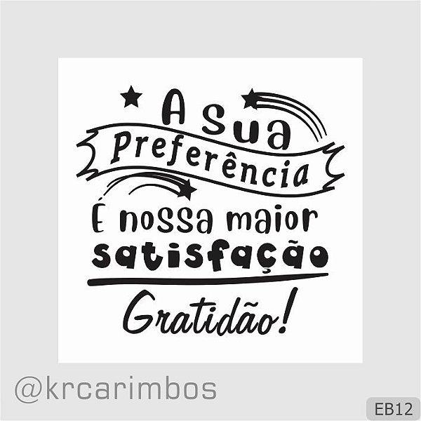 Carimbo Gratidão