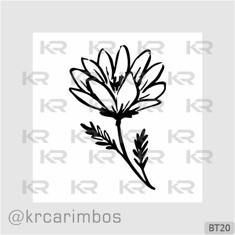 Carimbo Flor Margarida