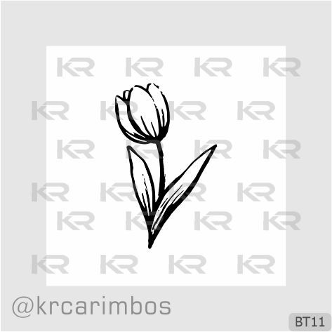 Carimbo Tulipa