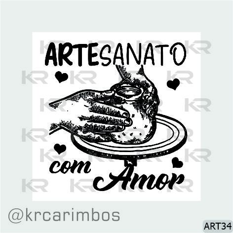 Carimbo Artesanato com Amor
