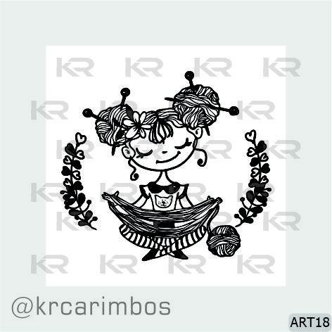 Carimbo Bonequinha Arteira