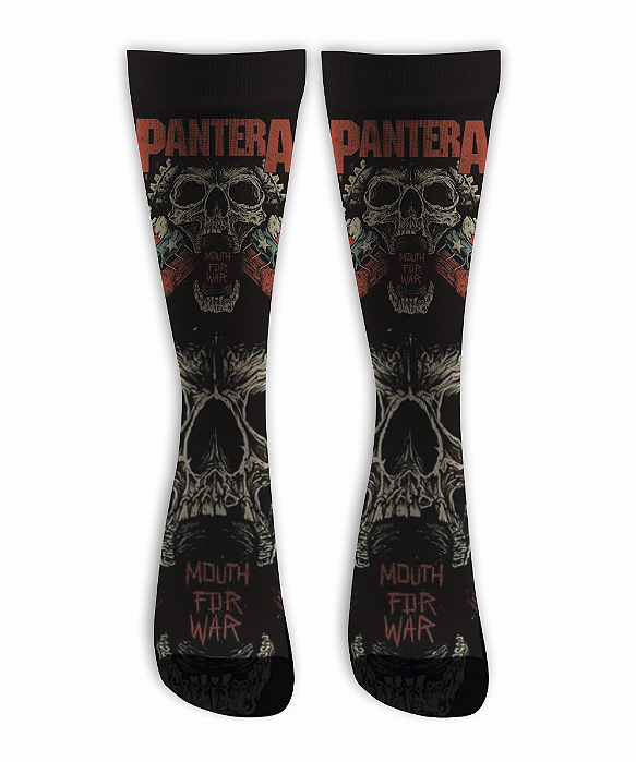 Meia Cano Alto - Pantera - War Mouth