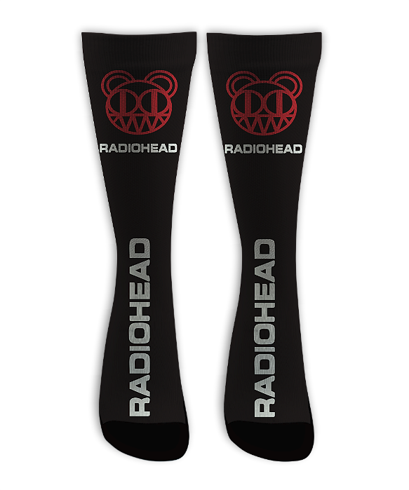 Meia Cano Alto - Radiohead Black
