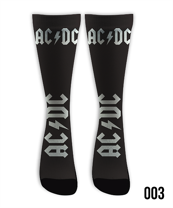 Meia Cano Alto - ACDC Tradicional