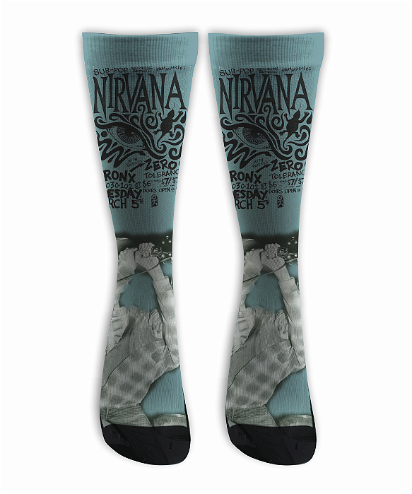 Meia Cano Alto - Nirvana - Bronx Poster