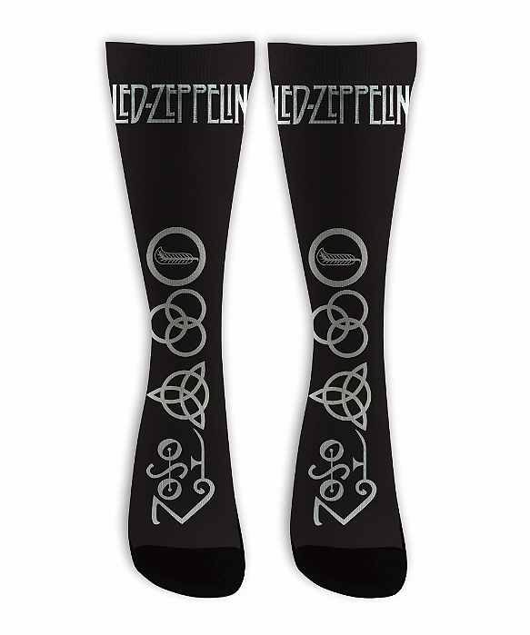 Meia Cano Alto - Led Zeppelin - Symbol