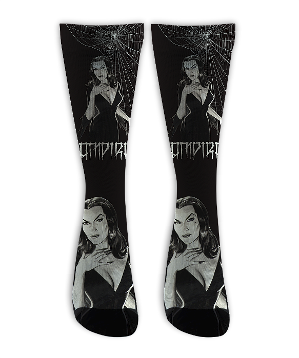 Meia Cano Alto - Vampira