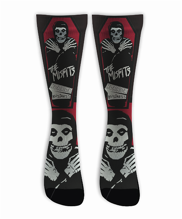 Meia Cano Alto -  Misfits - Horror Business