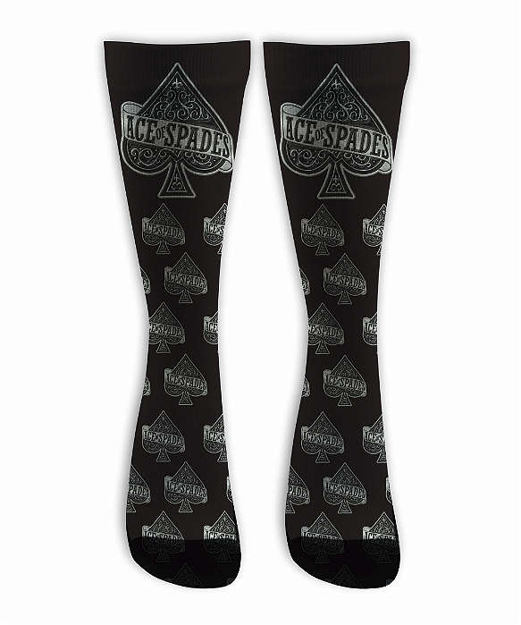 Meia Cano Alto -  Motorhead - Ace of Spade