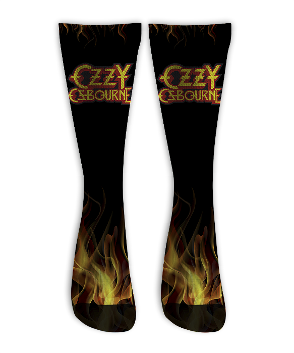 Meia Cano Alto - Ozzy Black
