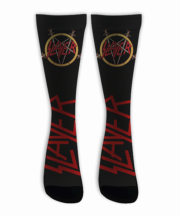 Meia Cano Alto - Slayer - Espadas