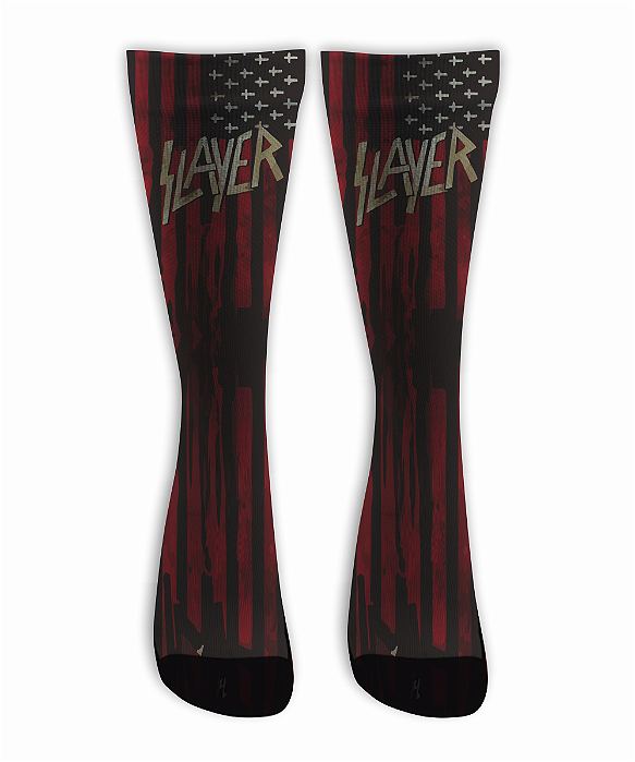 Meia Cano Alto - Slayer - Flag