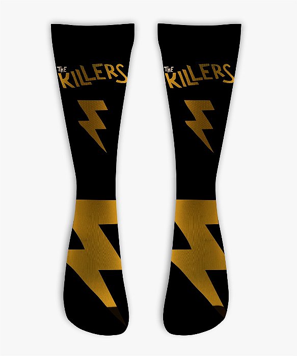 Meia  Cano Alto - The Killers Black