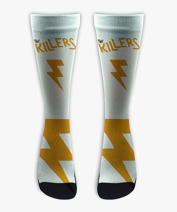 Meia  Cano Alto - The Killers White