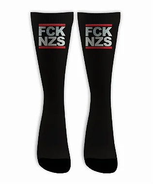 Meia  Cano Alto - FCK Nazi Black