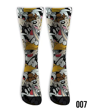 Meia  Cano Alto - Looney Tunes