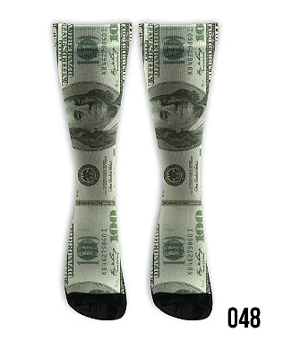Meia  Cano Alto - Dolar