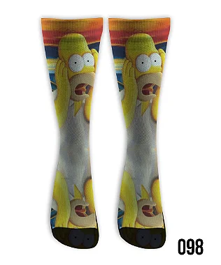 Meia  Cano Alto - Homer Simpson Grito