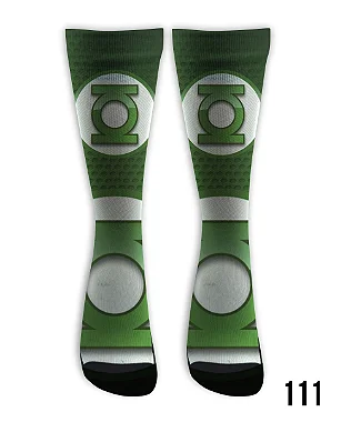 Meia  Cano Alto - Lanterna Verde