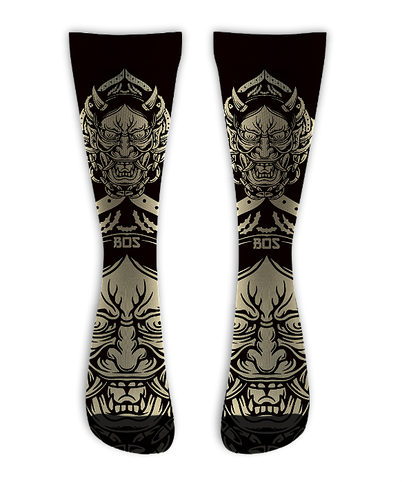 Meia  Cano Alto - Hannya - Crema