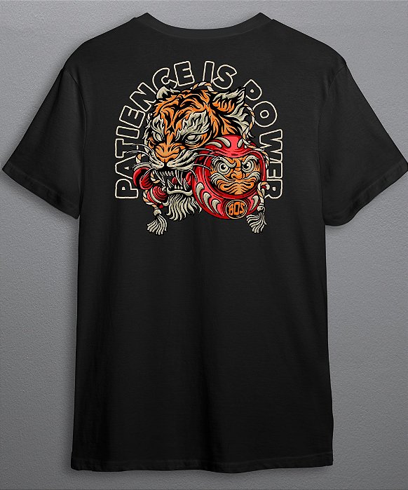 Camiseta Preta Patience is Power