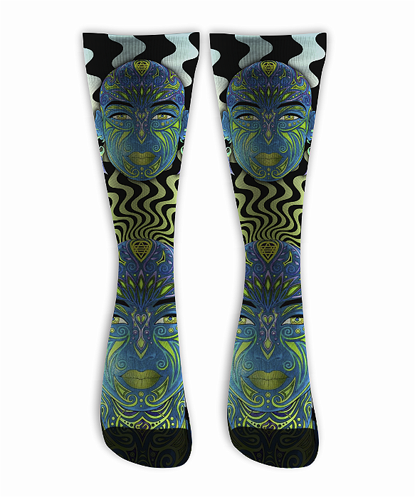 Meia Cano Alto - NEON nº 09