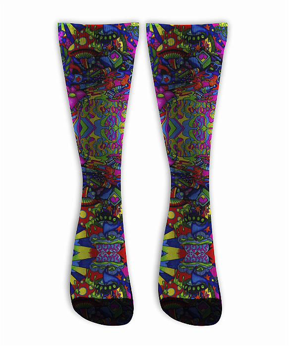 Meia Cano Alto - NEON nº 12