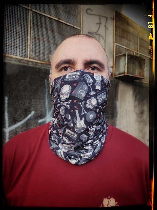 BANDANA TUBULAR - BUFF Rock and Roll