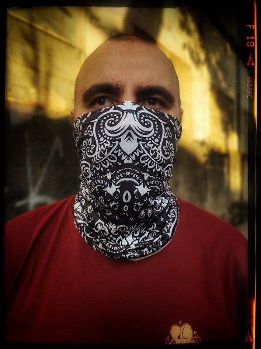 BANDANA TUBULAR - BUFF Mexicana Preta