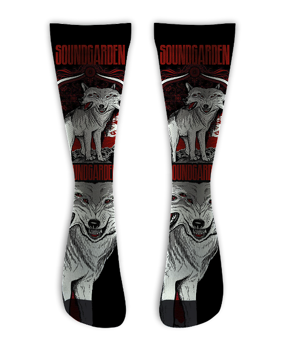 Meia  Cano Alto - SoundGarden Wolf