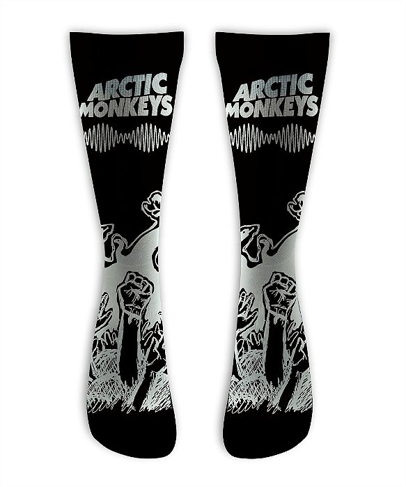 Meia  Cano Alto - ARCTIC MONKEYS - Black
