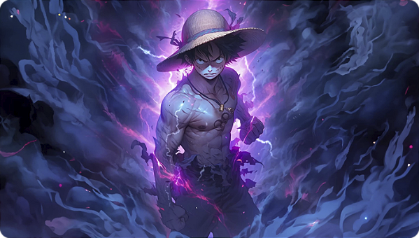 MOUSE PAD GIGANTE C/ NEON - ONE PIECE