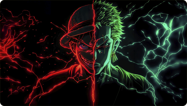 MOUSE PAD GIGANTE C/ NEON - ZORO 2