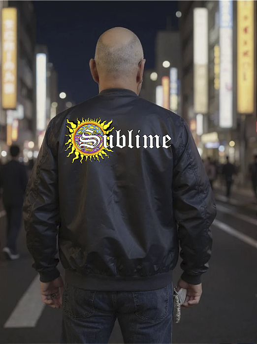 CORTA VENTO BOMBER PRETA SUBLIME