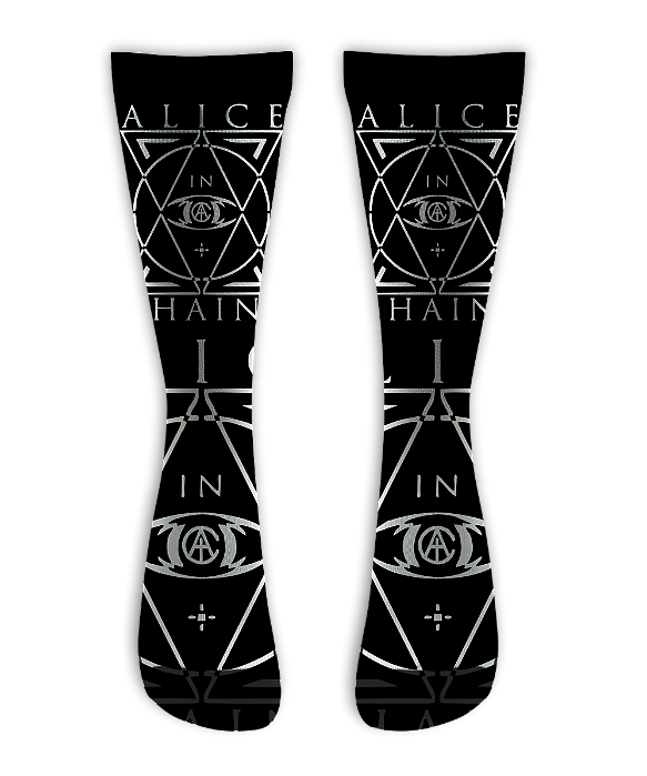 Meia Cano Alto - Alice In Chains - Eye