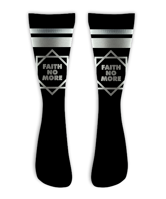 Meia Cano Alto - Faith No More - Stripes