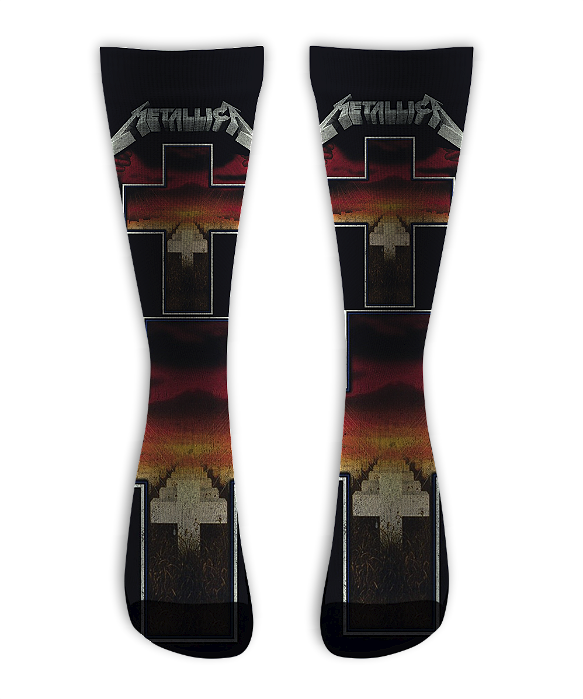 Meia Cano Alto - Metallica - Master