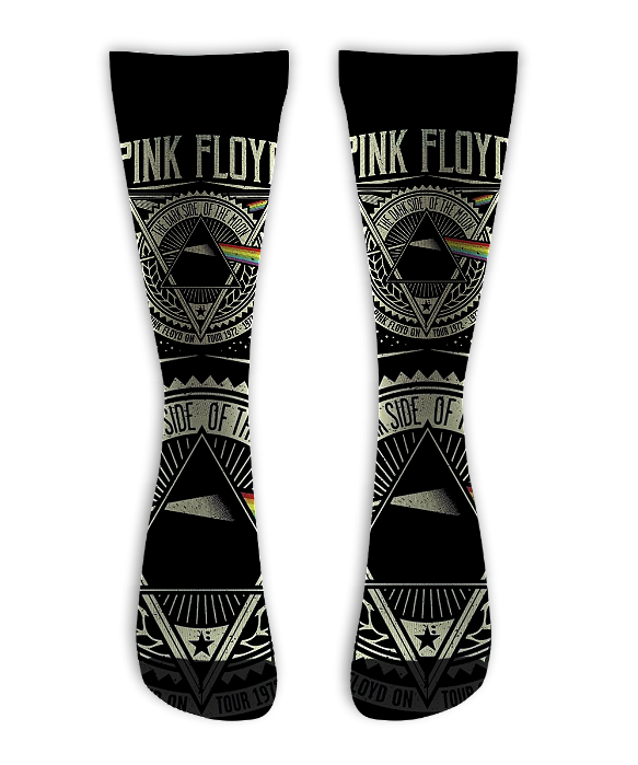 Meia Cano Alto - Pink Floyd - 1972 Tour Black