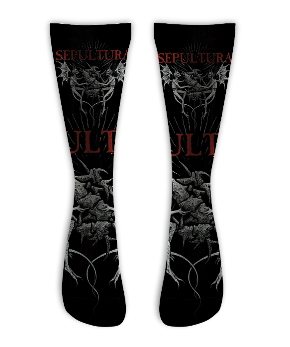 Meia Cano Alto - Sepultura - Demons