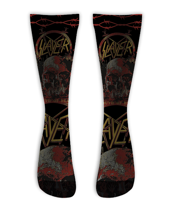 Meia Cano Alto - Slayer - South of Heaven