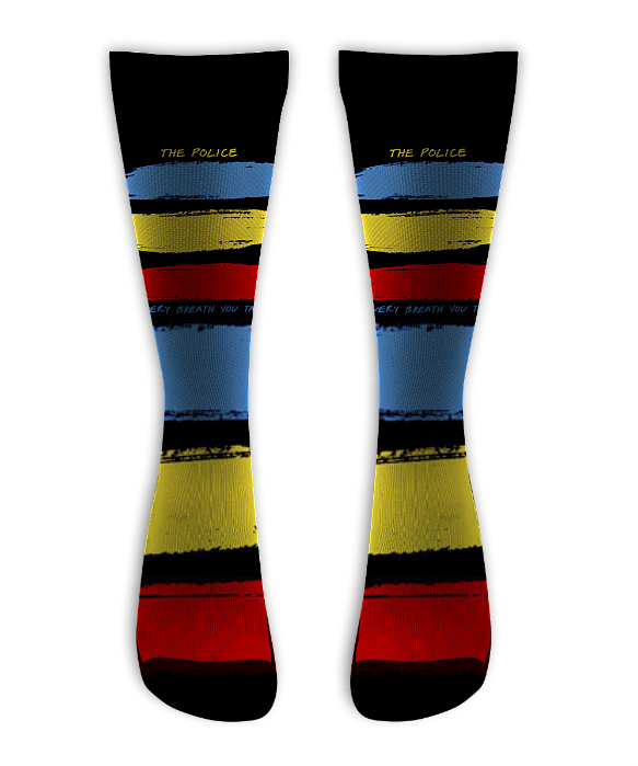 Meia Cano Alto - The Police - Breath