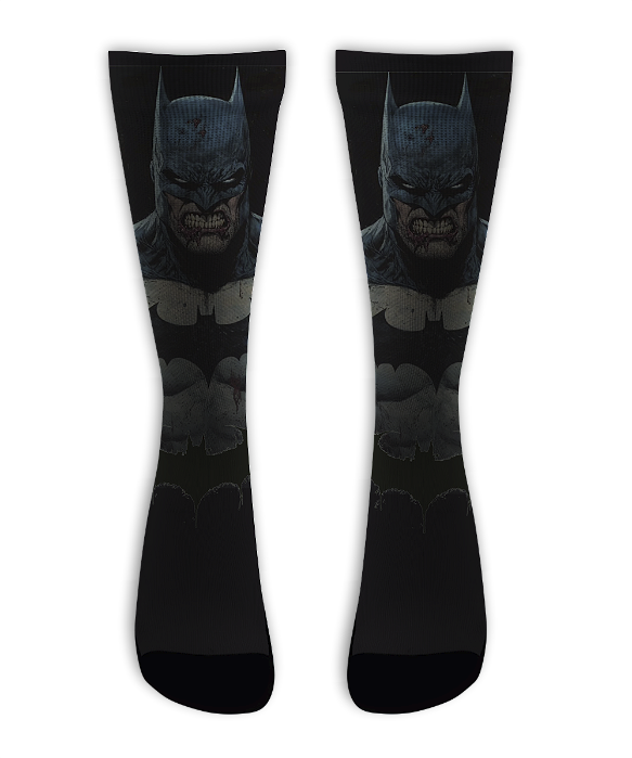 Meia Cano Alto - Batman HQ
