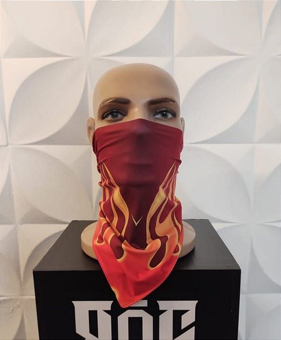 Bandana Flame Vermelha