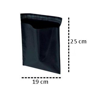 Envelope de Segurança para Envios Black 19x25