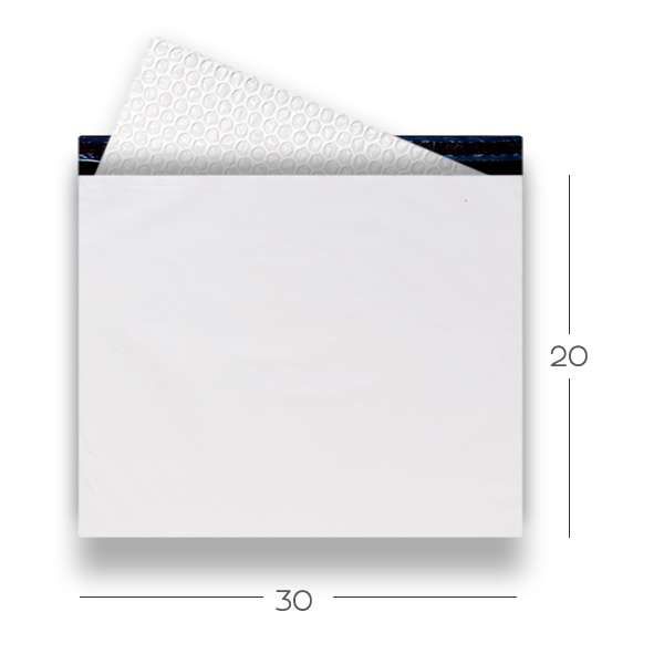 Envelope de segurança com plástico bolha - 30x20