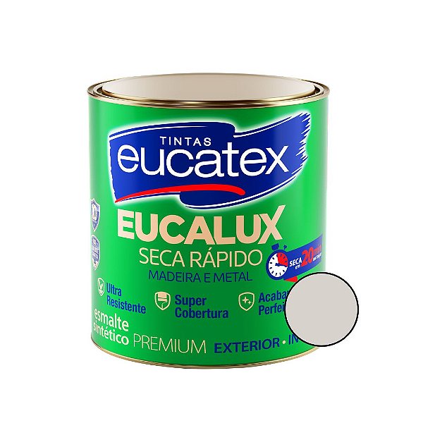 Esmalte Sintético Eucalux Gelo Brilhante - 900ml - Eucatex